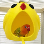 Easy to Clean Yellow Chicken Style PLA Bird Nest with Perch - GreenFur