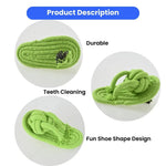 Eco - Friendly Cotton Rope Shoes Bite Resistant Dog Toys - GreenFur