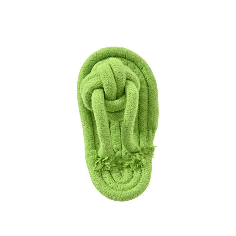 Eco - Friendly Cotton Rope Shoes Bite Resistant Dog Toys - GreenFur