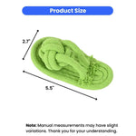 Eco - Friendly Cotton Rope Shoes Bite Resistant Dog Toys - GreenFur