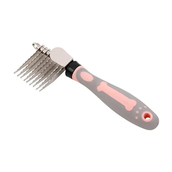Effective Stainless Steel Sharp Serrated Blades Pet Dematting Comb - GreenFur