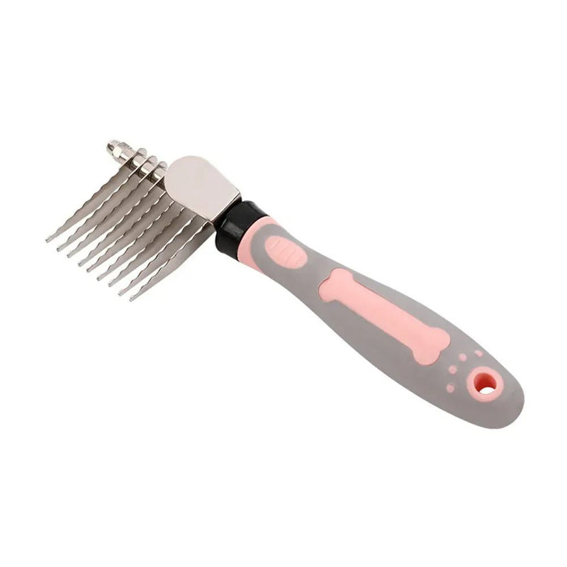 Effective Stainless Steel Sharp Serrated Blades Pet Dematting Comb - GreenFur
