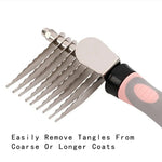 Effective Stainless Steel Sharp Serrated Blades Pet Dematting Comb - GreenFur