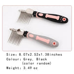 Effective Stainless Steel Sharp Serrated Blades Pet Dematting Comb - GreenFur