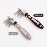 Effective Stainless Steel Sharp Serrated Blades Pet Dematting Comb - GreenFur
