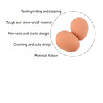 Egg - Shaped Rubber Interactive Dog Toy - GreenFur