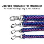 Eight - Strand Rope Braiding Dog Leash with Collar - GreenFur