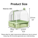 Electric Detachable Water Circulation Clear ABS Bird Bathroom - GreenFur