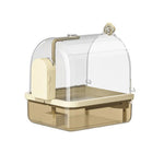 Electric Detachable Water Circulation Clear ABS Bird Bathroom - GreenFur