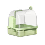 Electric Detachable Water Circulation Clear ABS Bird Bathroom - GreenFur