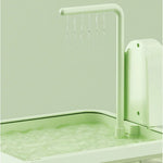 Electric Detachable Water Circulation Clear ABS Bird Bathroom - GreenFur