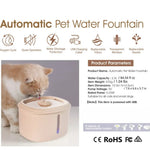 Electric Dog Cat Drinking Dispenser Automatic Pet Water Fountain - GreenFur