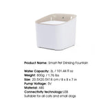 Electronic Automatic Cat Dog Water Dispenser Smart Pet Drinking Fountain - GreenFur