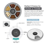 Electronic Timed Cat Dog Food Bowl Smart 6 Meal Automatic Pet Feeder - GreenFur
