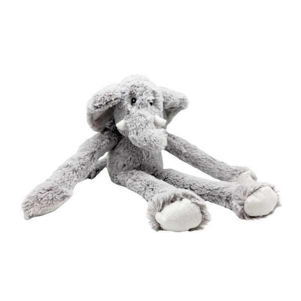 Elephant Shaped Soft Squeaky Large Plush Toy for Dogs - GreenFur