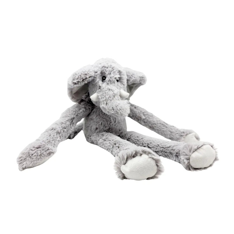 Elephant Shaped Soft Squeaky Large Plush Toy for Dogs - GreenFur