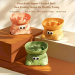 Elevated Dog Slow Feeder Bowl Anti Spill for Small Breeds - GreenFur