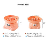 Elevated Dog Slow Feeder Bowl Anti Spill for Small Breeds - GreenFur
