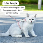 Escape - Proof Vest Pet Harness Leash Set for Cats and Small Dogs - GreenFur