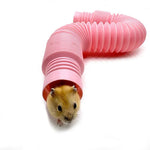 Expandable Plastic Tunnel Maze for Small Pets Connectable Play Tube - GreenFur