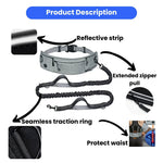 Explosion - proof Retractable Sports Waist Bag Dog Leash - GreenFur