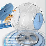 Extra Large Hamster Running Car Transparent Rolling Wheel Toy - GreenFur