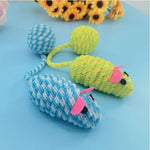Pet Interactive Indoor Cute Rope Ball Cat Mouse Ball