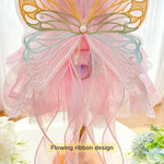 Fairy Princess Pet Dress Wedding Gown with Bow for Cats - GreenFur