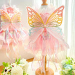 Fairy Princess Pet Dress Wedding Gown with Bow for Cats - GreenFur