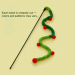 Fairy - Style Silent Cat Teaser Wand with Thickened Handle - GreenFur