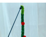 Fairy - Style Silent Cat Teaser Wand with Thickened Handle - GreenFur