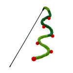 Fairy - Style Silent Cat Teaser Wand with Thickened Handle - GreenFur