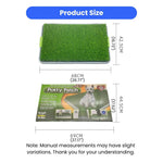 Fake Grass Potty Tray Large Size Dog Toilet,26.77"x16.73" - GreenFur