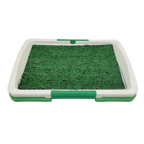 Fake Grass Potty Tray Small Size Dog Toilet,12.20"x17.72" - GreenFur