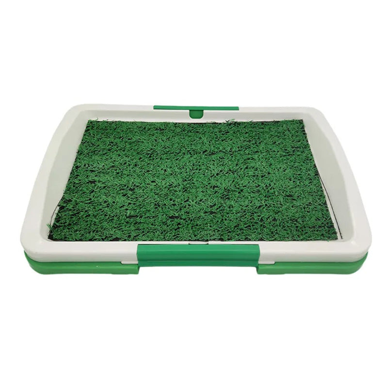 Fake Grass Potty Tray Small Size Dog Toilet,12.20"x17.72" - GreenFur