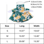 Fancy Tropical Pet Outfit Duck Hawaiian Shirt - GreenFur