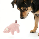 Farm Collection Cute Pink Pig Style Felt Dog Toy - GreenFur