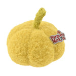 Farm Collection Cute Yellow Pumpkin Style Felt Dog Toy - GreenFur