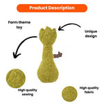 Farm Collection Green Artichoke Style Felt Dog Toy - GreenFur