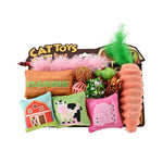 Farming Series Cute 11 Pieces Cat Toys - GreenFur