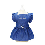 Fashionable Pets Summer Dress Thin Denim Skirt for Small Dog - GreenFur