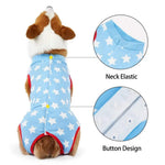 Fashionable Star - Patterned Post - Surgery Recovery Shirt for Dog - GreenFur