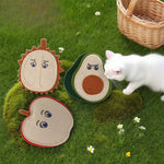 Felt Cat Teaser Toy with Catnip and Bell for Chewing and Play - GreenFur