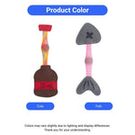 Felt Cat Teaser with Spring Tube and Catnip Chew Ball for Indoor Play - GreenFur