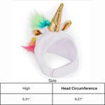 Felt Unicorn Costume and Plush Pet Outfit for Lizard - GreenFur