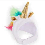 Felt Unicorn Costume and Plush Pet Outfit for Lizard - GreenFur
