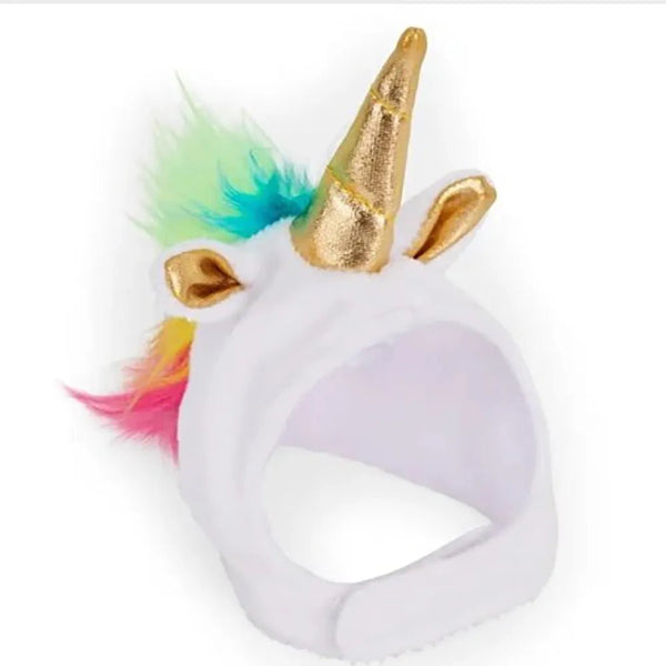 Felt Unicorn Costume and Plush Pet Outfit for Lizard - GreenFur