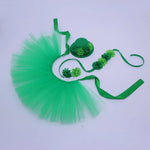Festival St Patrick Day Pet Green Party Outfit Set - GreenFur