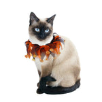 Festive Fun Tulle Accents Christmas Halloween Dog Collar - GreenFur