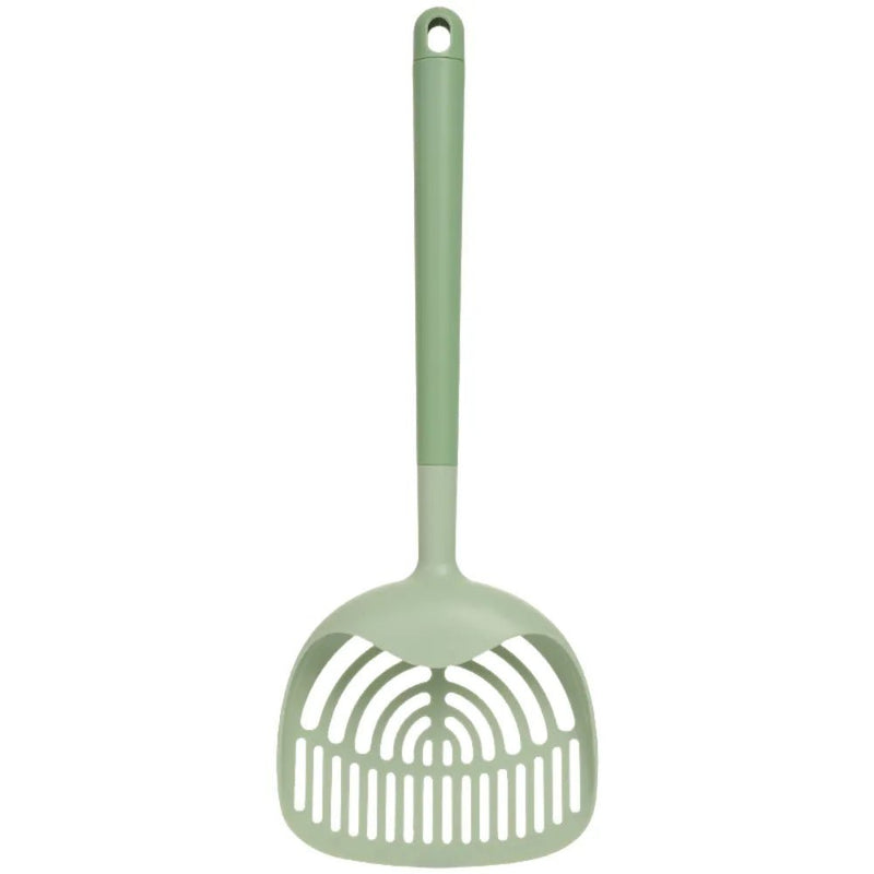 Fine - Hole Long - Handle Cat Litter Scoop - GreenFur